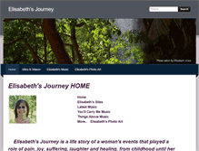 Tablet Screenshot of elisabethsjourney.com